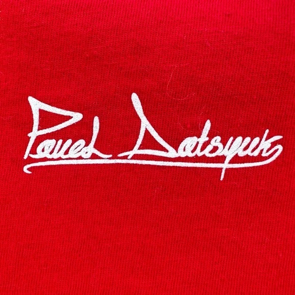 Pavel Datsyuk Detroit Red Wings #13 Short Sleeve Tee Sz L - Picture 6 of 6